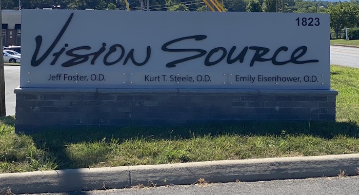 Vision Source of Newport outdoor sign